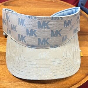 Michael Kors Light Blue Logo Visor